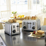 Metal Classic Toaster with 6 Settings, Stainless Steel, 4-Slices K7C8 - product image 4
