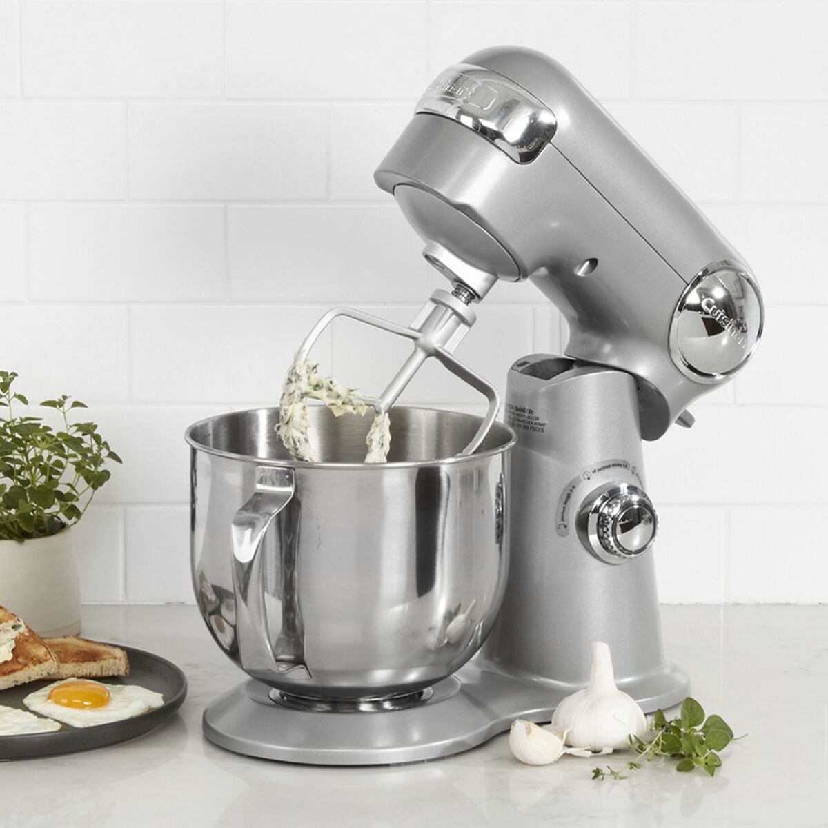 Precision Master Tilt-Head Stand Mixer with 12 Speeds, Silver, 5.5qt F4Z0 - product image 5