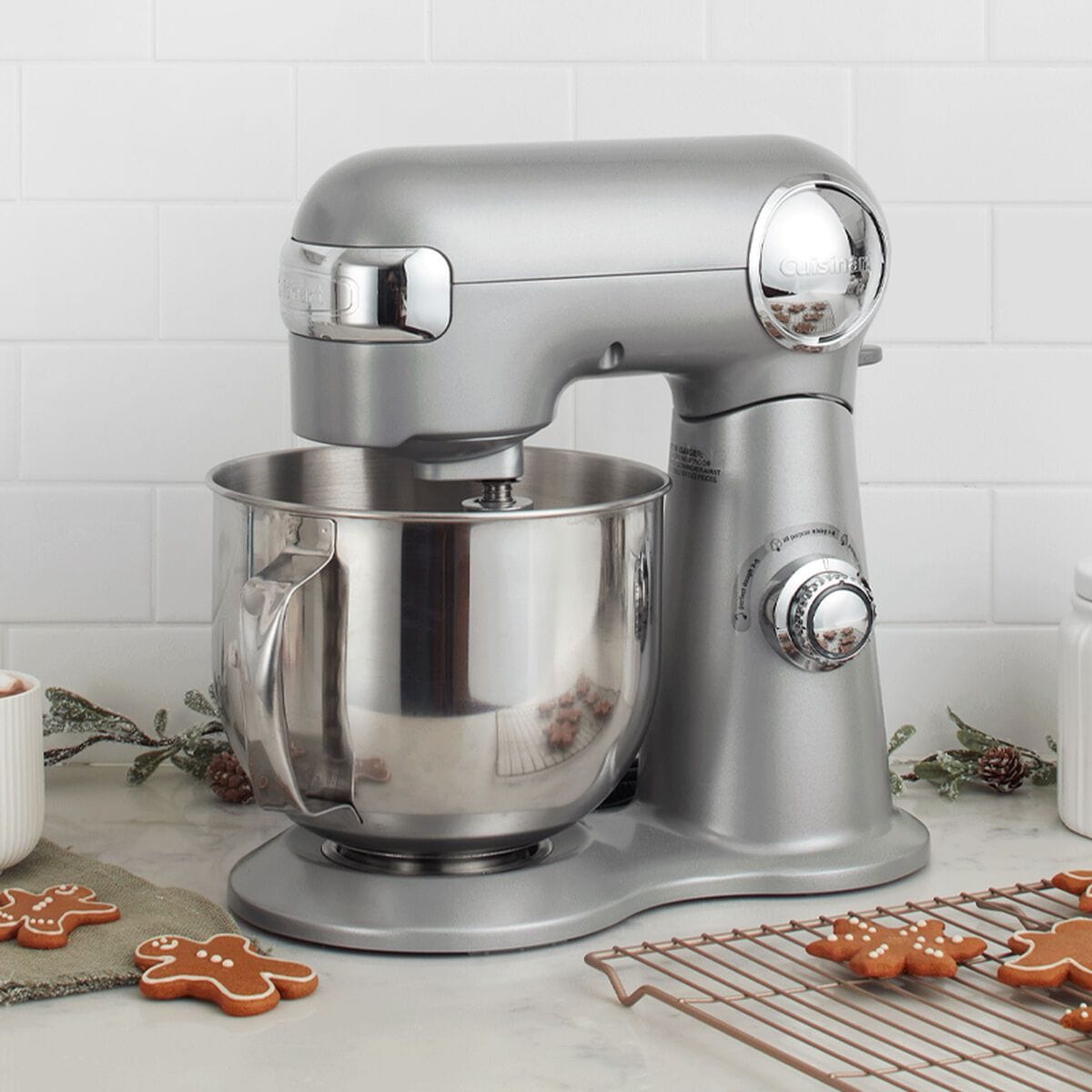 Precision Master Tilt-Head Stand Mixer with 12 Speeds, Silver, 5.5qt L6Q2 - product image 6