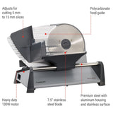 Professional Food/Meat Slicer, 7.5-in Blade, Stainless Steel J5Q4 - product image 3