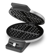 Round, Non-Stick Waffle Maker, Stainless Steel L0K4 - product image 1