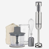 SmartStick 2-Speed Corded Hand Blender with Chopper & Whisk Attachments, Stainless Steel A1X0 - product image 1