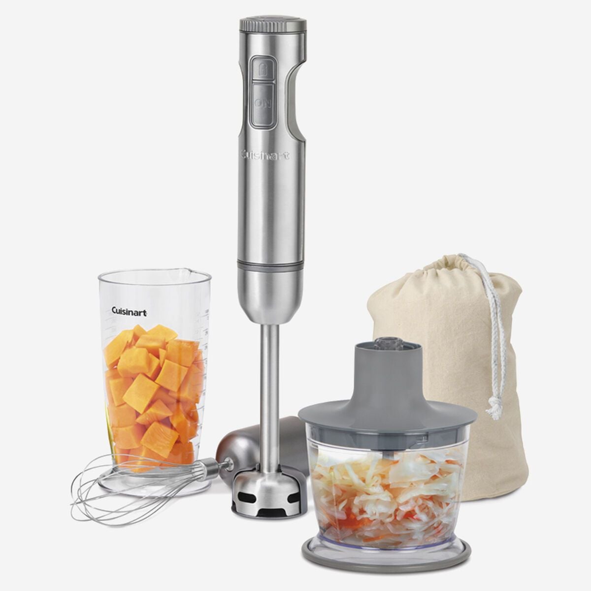SmartStick 2-Speed Corded Hand Blender with Chopper & Whisk Attachments, Stainless Steel A1X0 - product image 4