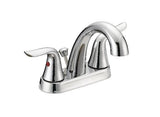 Plymouth Double Handle 4-in Centreset Bathroom Sink Faucet with Pop-Up Drain, Chrome I7N1 - product image 1