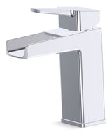Reeve Single Handle Single Hole 4-in Centerset Bathroom Sink Faucet with Pop-up Drain, Chrome I6M2 - product image 1