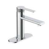 Sia 1-Handle Lavatory Faucet with Knurled Accents, Chrome A5Q6 - product image 1