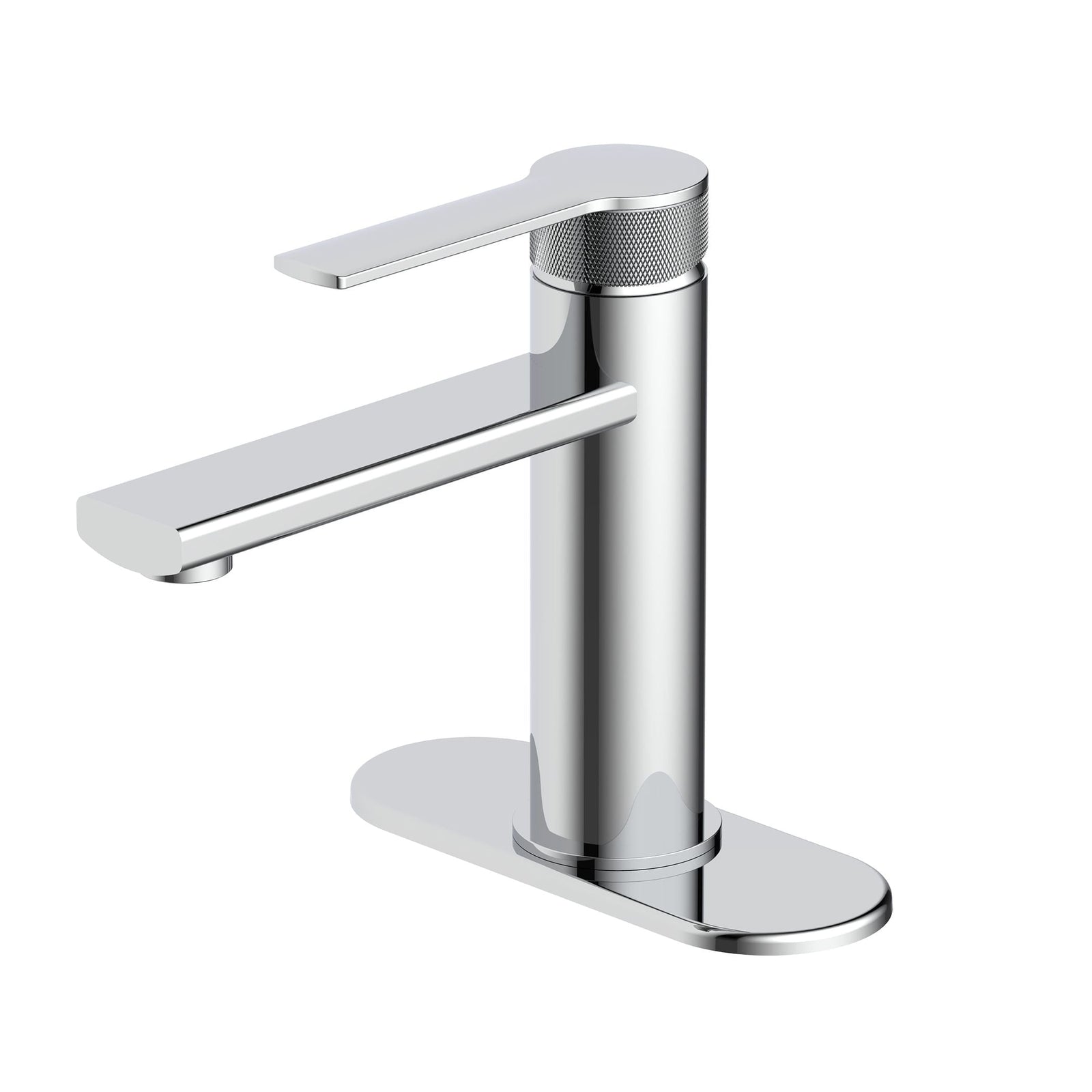 Sia 1-Handle Lavatory Faucet with Knurled Accents, Chrome U4T6 - product image 2