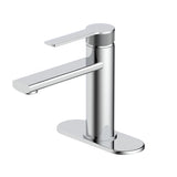 Sia 1-Handle Lavatory Faucet with Knurled Accents, Chrome A5Q6 - product image 2
