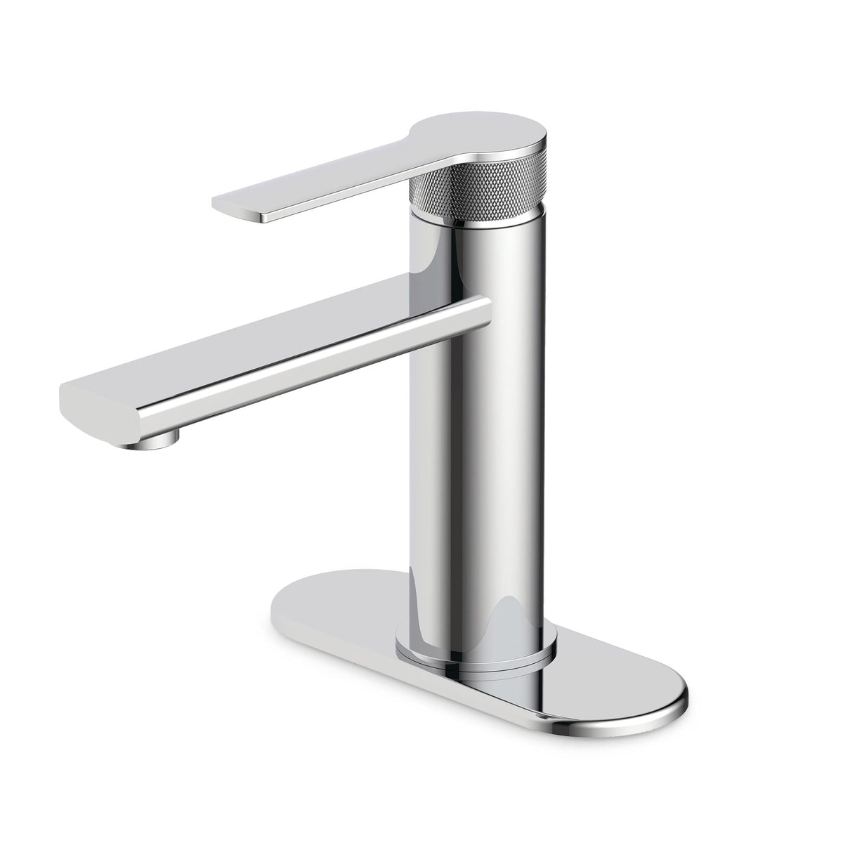 Sia 1-Handle Lavatory Faucet with Knurled Accents, Chrome U4T6 - product image 3