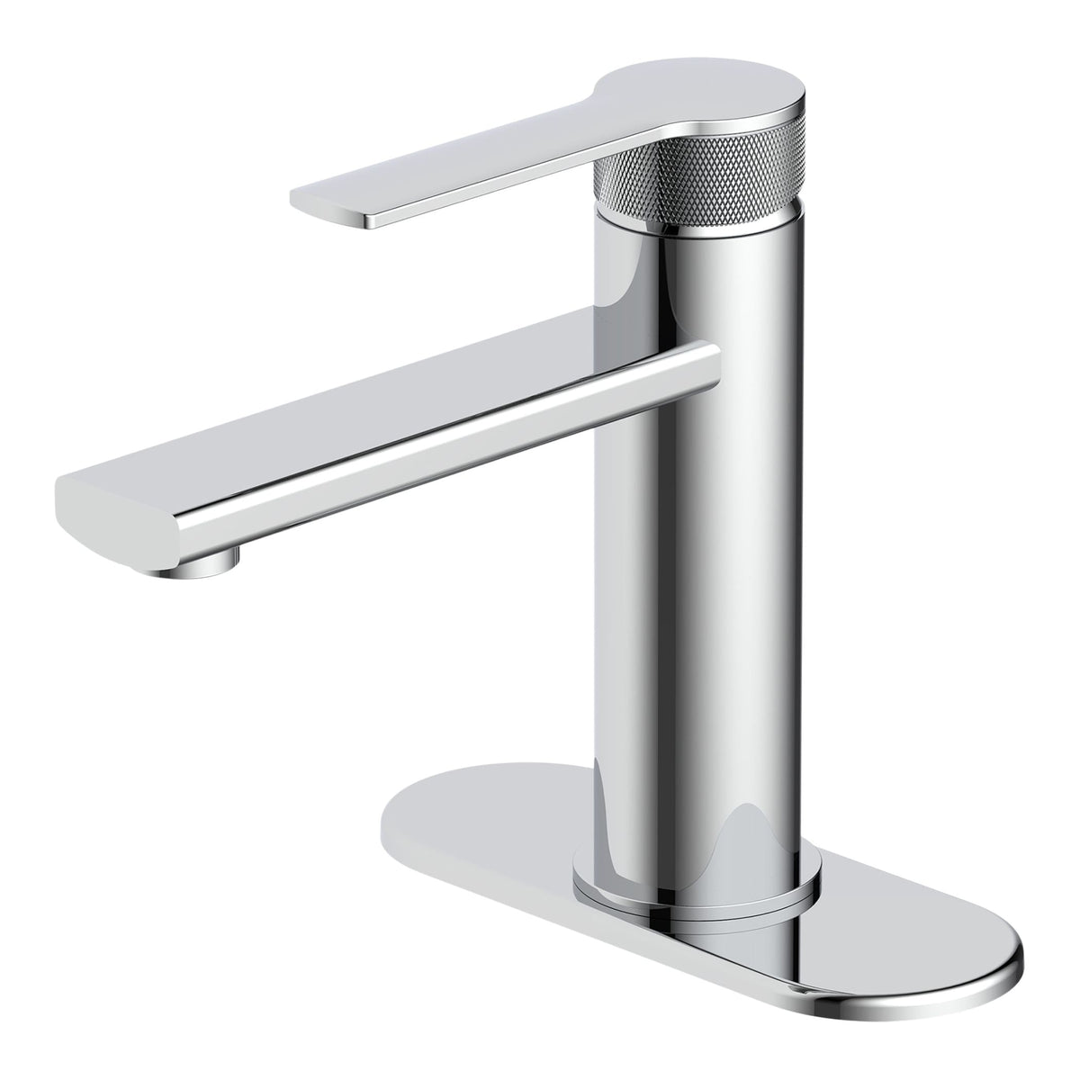 Sia 1-Handle Lavatory Faucet with Knurled Accents, Chrome A5Q6 - product image 4