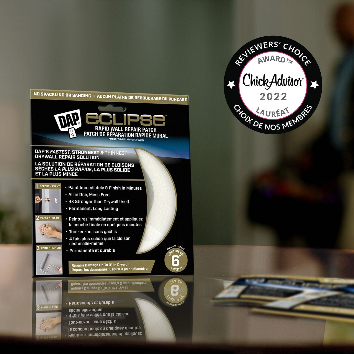 Eclipse Wall Repair Patch, 4-in J6Z3 - product image 3