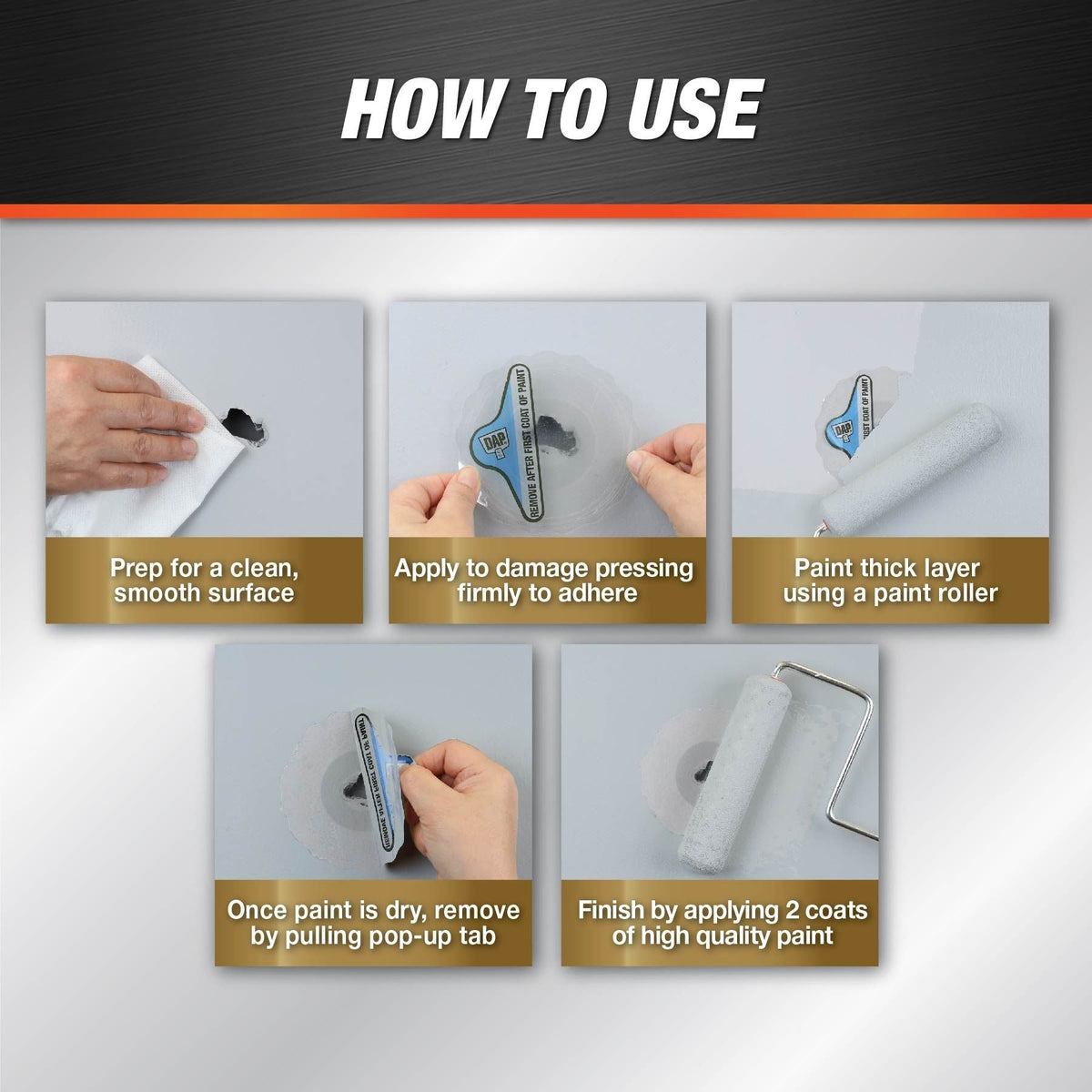 Eclipse Wall Repair Patch, 4-in J6Z3 - product image 4