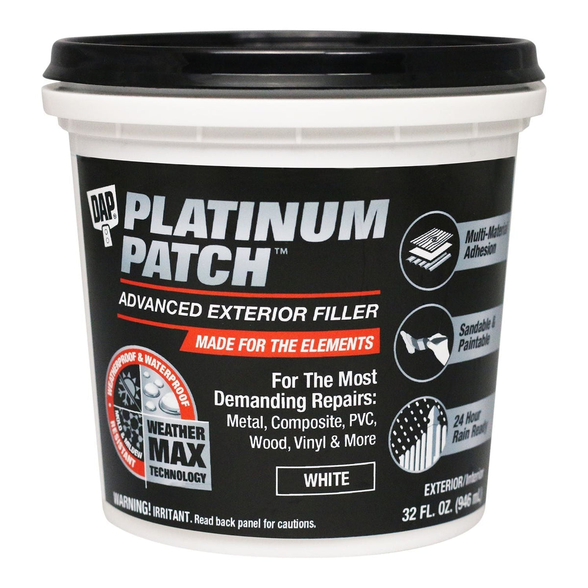 Platinum Patch Advanced Exterior Filler, 946-ml V8L2 - product image 1