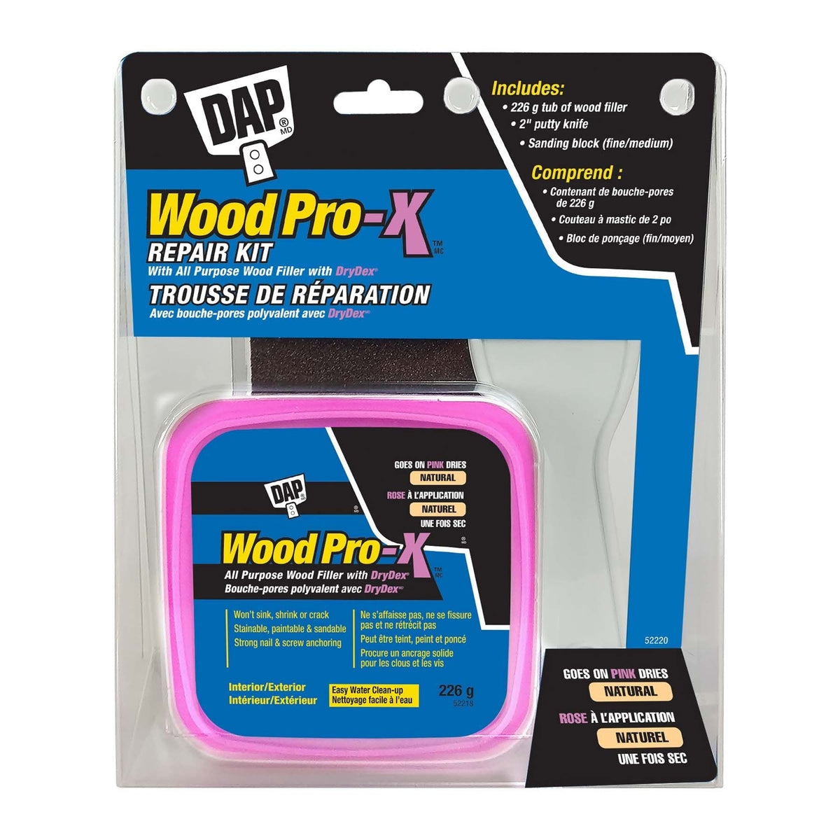 Wood PRo-X All Purpose Wood Filler Kit A4F0 - product image 1