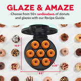 Express Mini Compact Electric Donut Maker, Non-Stick Surface, Aqua H5O6 - product image 8