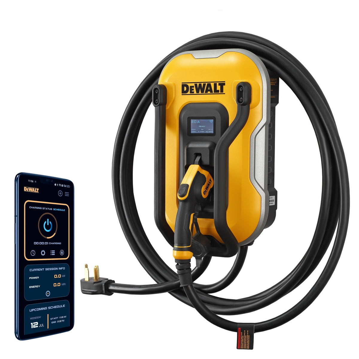 40A Wi-Fi Level 2 NEMA 14-50 J1772 EV Charger N7U1 - product image 1