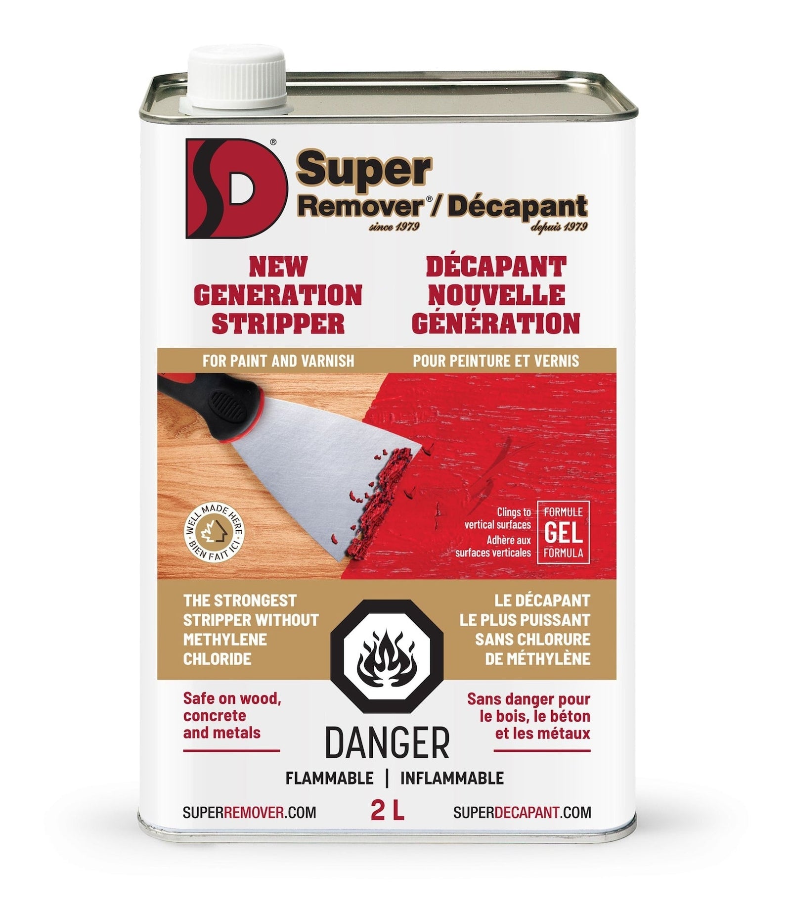 Super Remover New Generation Paint & Varnish Stripper/Remover, 2-L S6B2 - product image 1