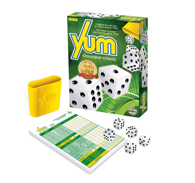 Gladius Yum Classic Collector's Edition Poker Dice Game Set, Ages 8+ F9L0