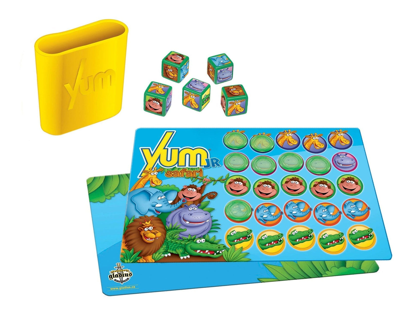 Gladius Yum Jr. Safari Animal Dice Game Set for Kids, Ages 5+ Y2M6 - product image 3