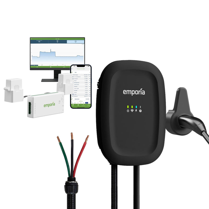 48A Wi-Fi Level 2 Hardwired NACS EV Charger with Load Management U9A1