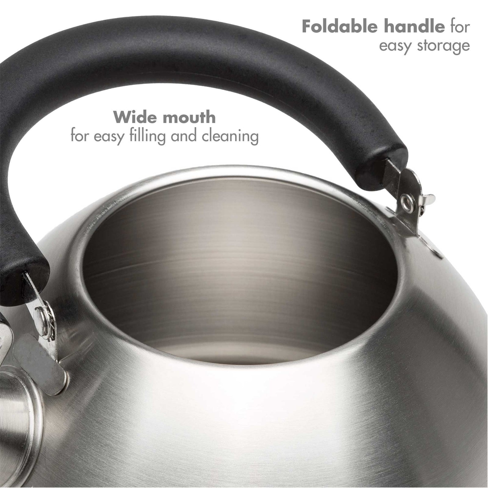 Stainless Steel Stovetop Kettle, 1.4-L H0J1 - product image 7
