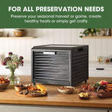 Performance Series 10-Tray Food Dehydrator, Steel, 700W, Stainless Steel, Black D0H6 - product image 6