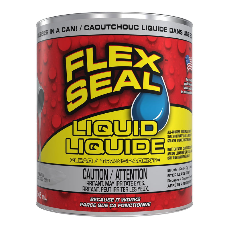 Seal Liquid Rubber Sealant Coating, Paint-On Weatherproof Leak Protector, Clear, 946-mL N1B2