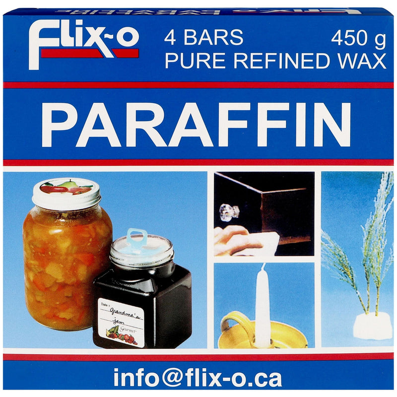 Wax Paraffin Wax, FDA-Approved, 4 Bars, 450-g D9W0