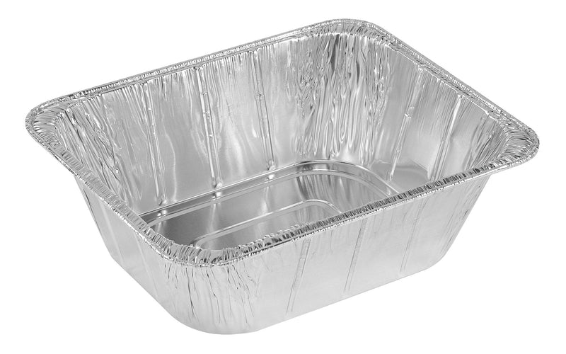 Reusable Half Extra Deep Steam Baking Pan, Silver, 11-in, for Baking/Cooking/Steaming C9K9