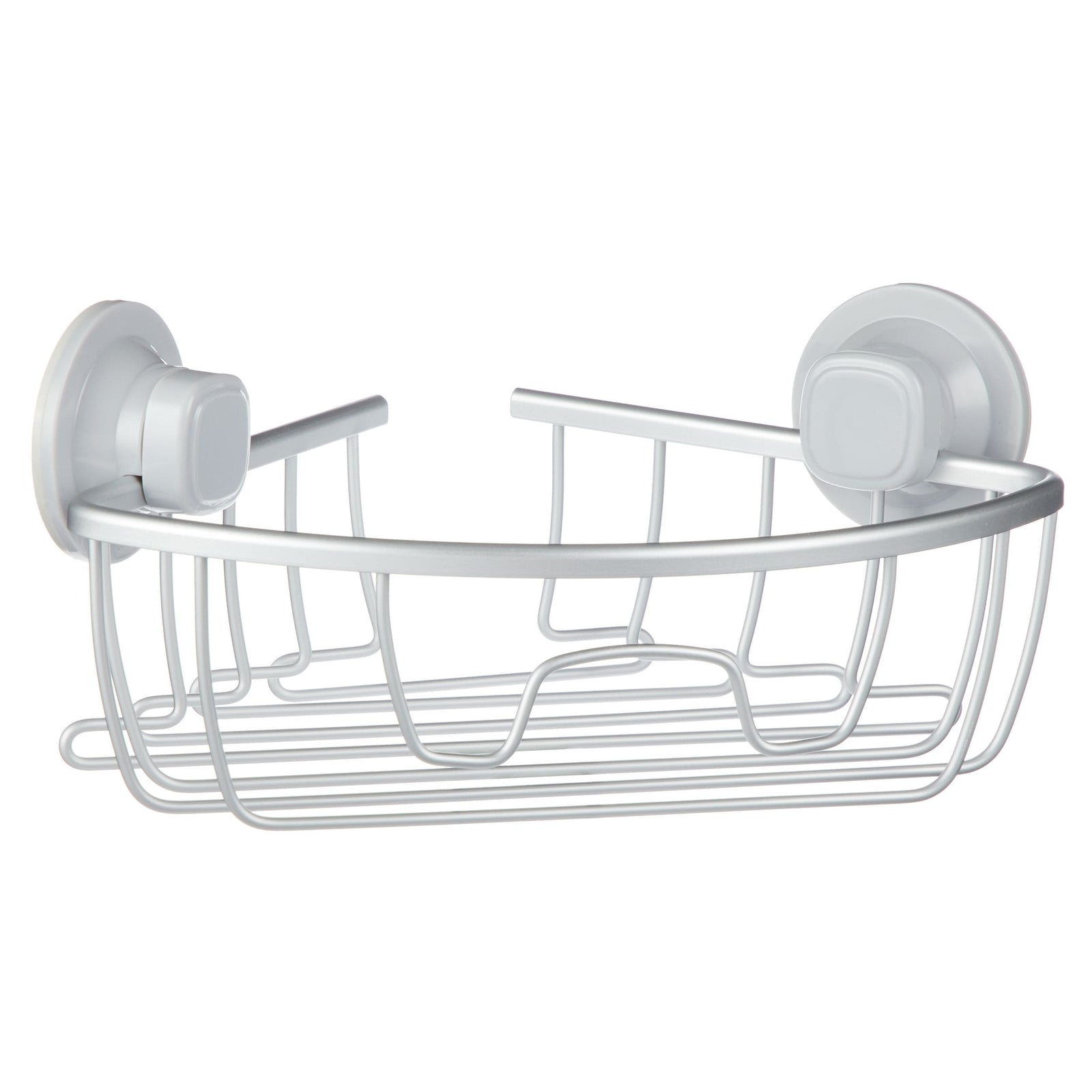 Aluminum Rust-Resistant Suction Corner Shower Caddy, 3-in x 10-in x 7.25-in T3Z1 - product image 1