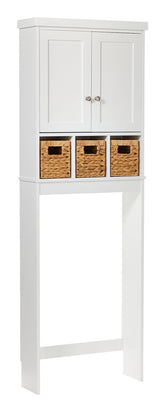 Basket Bathroom Space Saver, White O0N7 - product image 1