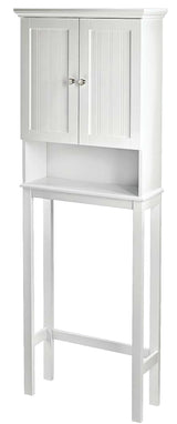 Brookfield 2-Door Over-The-Toilet Spacesaver Bathroom Storage Cabinet, White E4K9 - product image 1