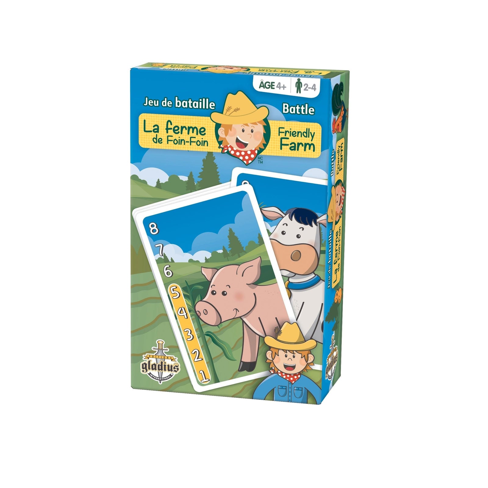 Farm Battle Family Board Game, Bilingual, Ages 4+ C4J7 - product image 1