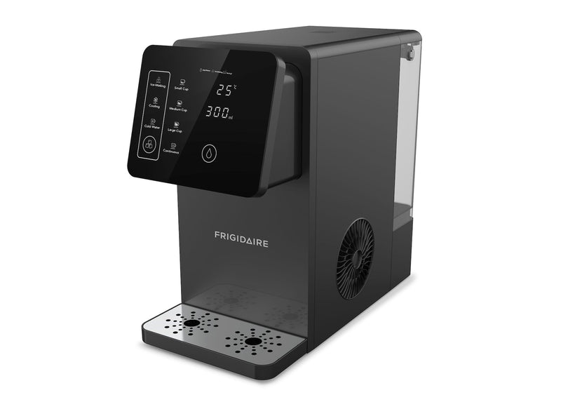 2-in-1 Touch Control Water Dispenser & Ice Maker, Black E5G8