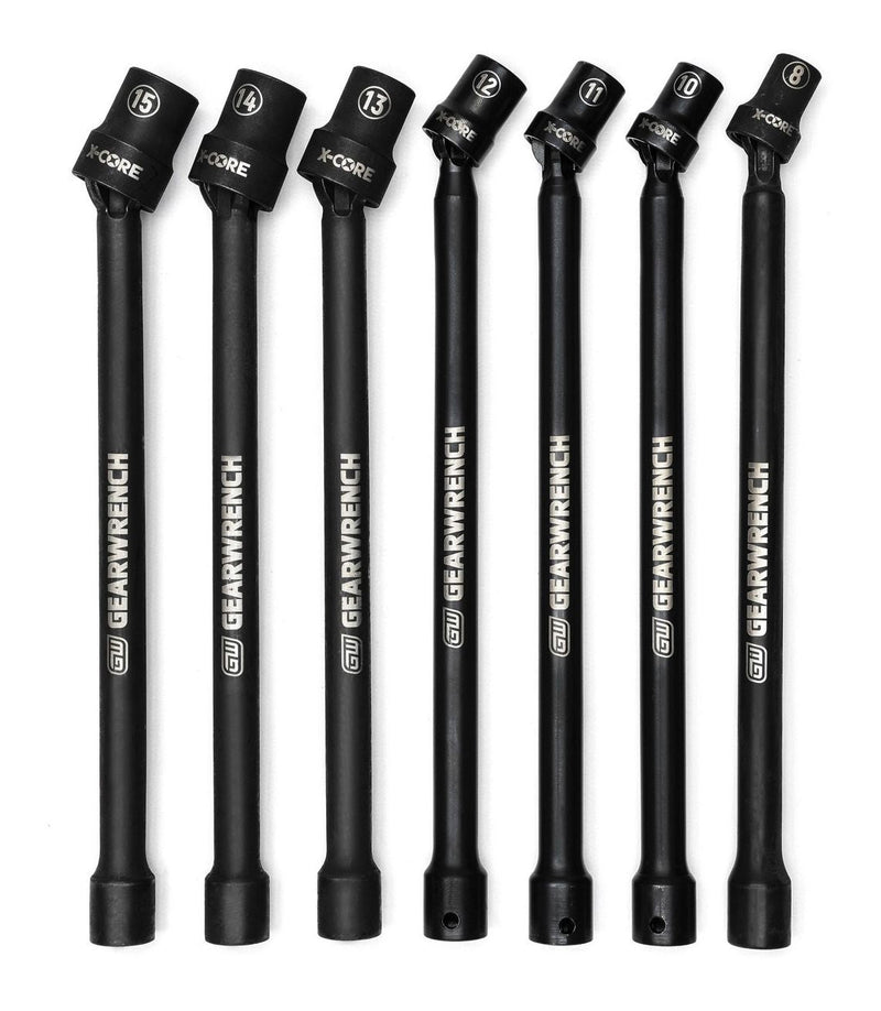 3/8-in Drive Impact Extension Socket Set, 7-pc, 3/8-in, Metric T7A0