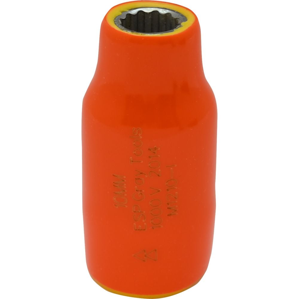 Tools 1/2-in Drive Standard Length Socket, Assorted Sizes, Metric, 12 Point, 1000V Insulated B7U0 - product image 1