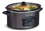 Programmable Defrost Slow Cooker, Black, 6-qt U2S8 - product image 1