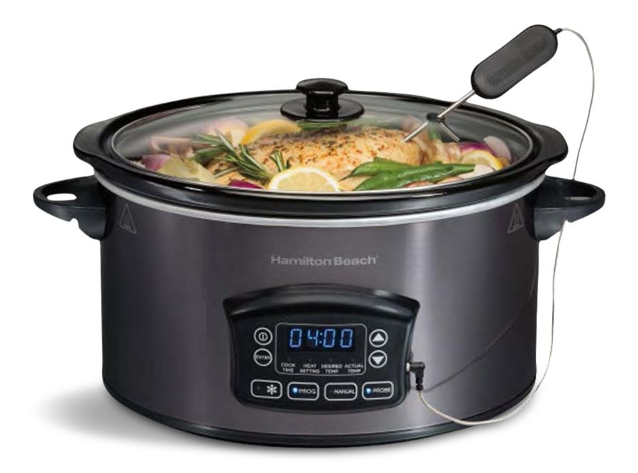 Programmable Defrost Slow Cooker, Black, 6-qt U2S8 - product image 2