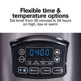 Programmable Defrost Slow Cooker, Black, 6-qt U2S8 - product image 4