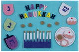 Hanukkah" Felt Interactive Activity Play Board Kit, 30-pc, for Hanukkah H4V9 - product image 1