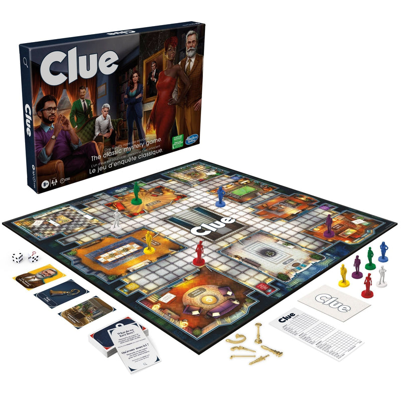 Games Clue Classic Mystery Board Game, Ages 8+ K4C9