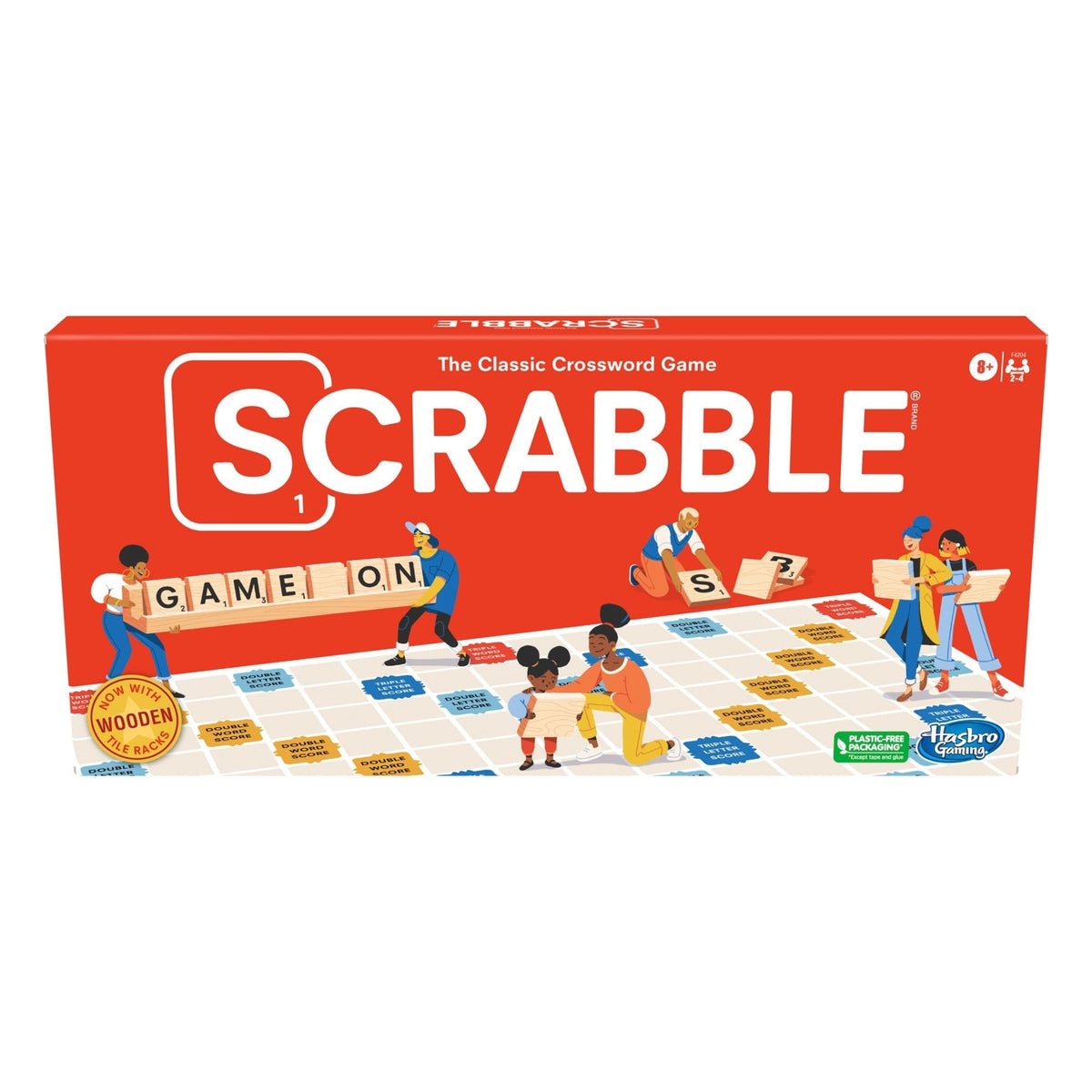 Games Scrabble 2-4 Player Crossword Board Game, English, Ages 8+ D3W1 - product image 1