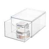 RPET Stackable Pull-Out Drawer Organizer Bin, Clear G3M4 - product image 1