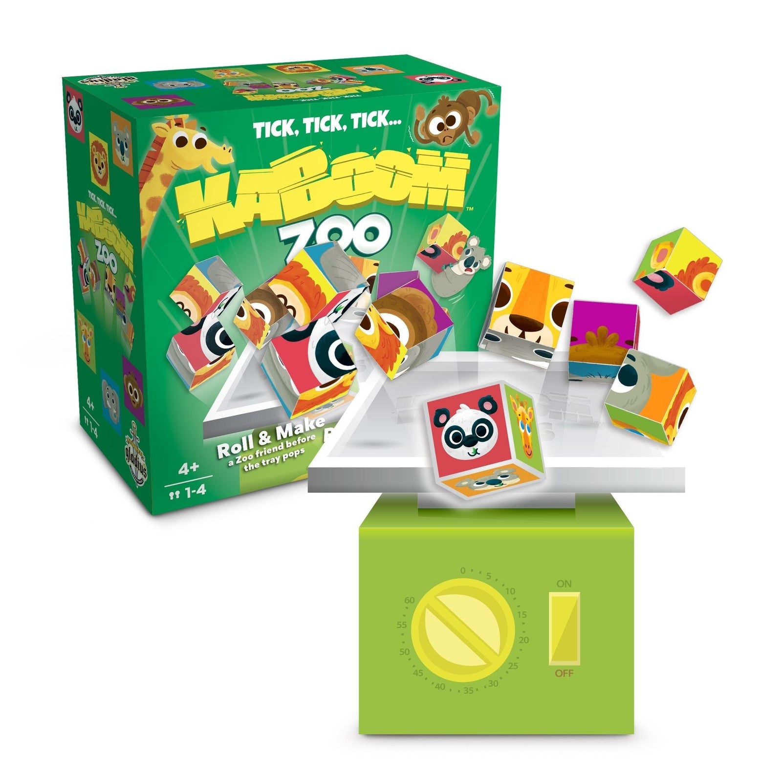 Zoo Dice Rolling Game, Ages 4+ F0G4 - product image 1