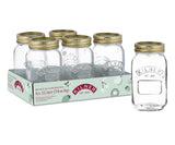 Mason Regular Mouth Jar, 1-L, 6 Count R5X9 - product image 1