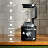 10-Speed Matte Black Pure Power Blender R0E3 - product image 4