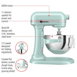 5.5 Quart Bowl-Lift Stand Mixer, 11 Speed Professional Mixer, Ice Blue C0K7 - product image 5