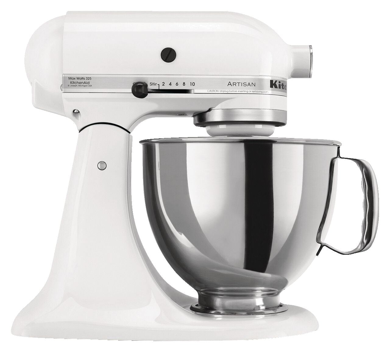 Artisan Series 5-Quart Tilt-Head Stand Mixer, White D2E1 - product image 1