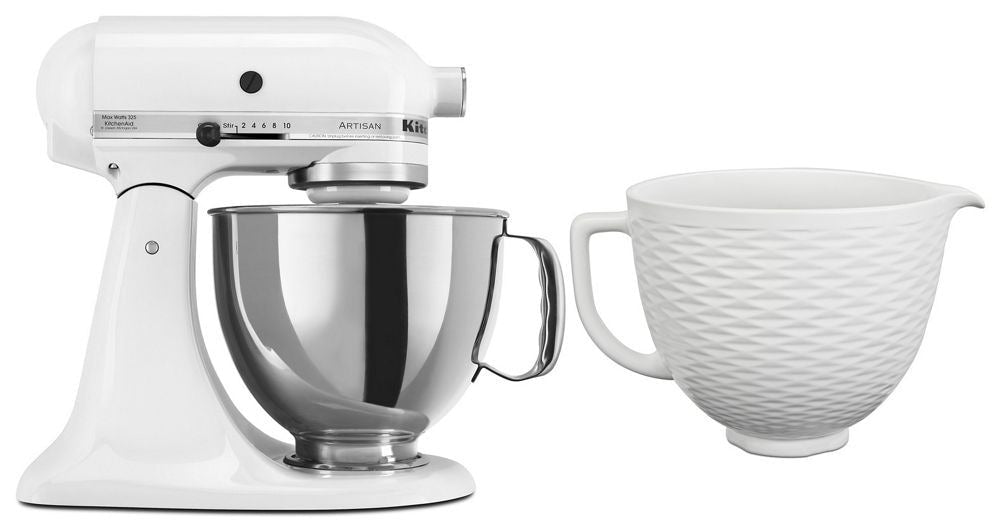 Artisan Series 5-Quart Tilt-Head Stand Mixer, White D2E1 - product image 2