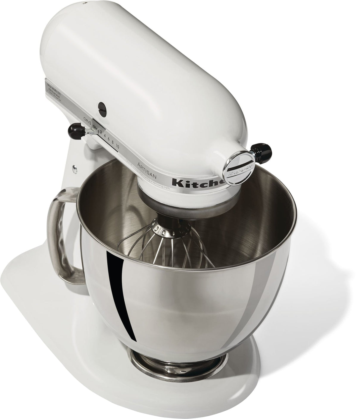 Artisan Series 5-Quart Tilt-Head Stand Mixer, White D2E1 - product image 4